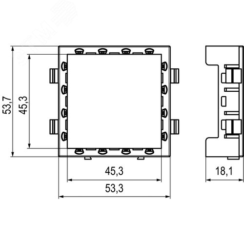 Каркас Avanti для IF и Сотто (Sotto) 2 мод. черн - фото 2