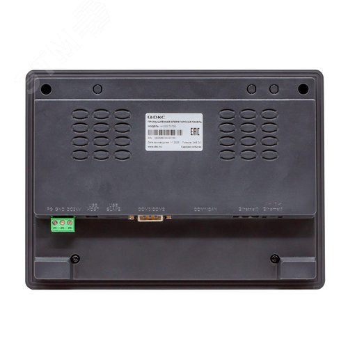 Панель операторская промышленная, диагональ 7, дисплей TFT 16,77М цветов, разрешение 800х480 px, порты: 2 COM, 1 Micro USB, 1 USB, 1 Ethernet - фото 3