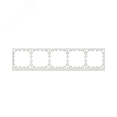 Изображение товара Рамка на 5 постов, KANT, белый песок (шт)