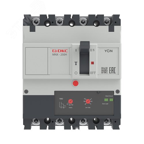 Выключатель автоматический YON pro MNX250H 3N 200 A 150 kA при AC415V расцепитель TMD - фото 2