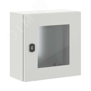 Щит монтажный ЩМП 400x400x200 мм STE с М/П с прозрачной дверью - фото 2