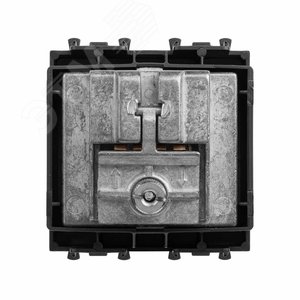 Розетка TV-FM-SAT модульная, Avanti, черный матовый, 2 модуля - фото 3