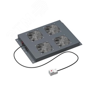 Модуль потолочный вентиляторный с термостатом 4 вентилятора для крыши - фото 2
