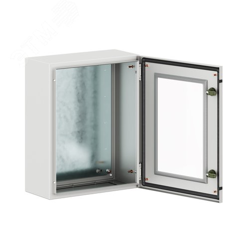 Корпус навесной уличный ST Outdoor с М/П с прозрачной дверью ВxШxГ 500x400x200 мм, IP66 - фото 2