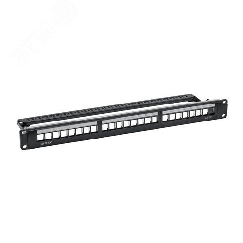 Патч-панель 191UCAT5E 24 модуля RJ45 экранированная - фото 5