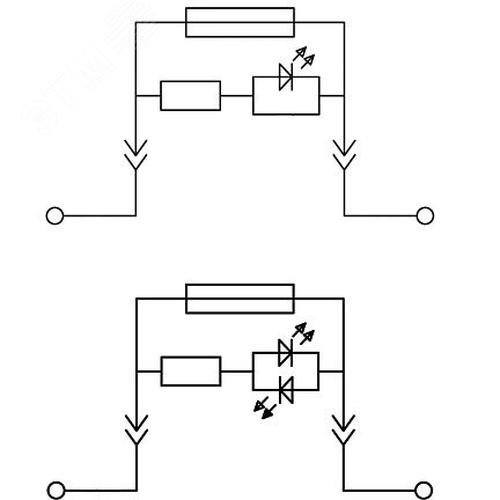 Клемма для предохранителя, винтовой зажим, 2 точки подключения, 4 кв.мм, серая - фото 3