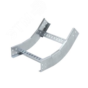 Угол вертикальный внутренний 45 градусов 80х300 R300 лонжерон 1,5 мм в комплекте крепежные элементы соединительные пластины - фото 1