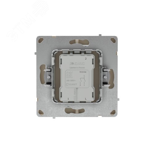 Выключатель двухклавишный, KANT, ванильный марципан - фото 3