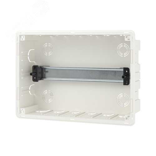 Щиток 12 мод встраиваемый Фрейм (FRAME), белый, с прозрачной дверцей, с 2 шинами PEN на 6 и 8 отв. - фото 4