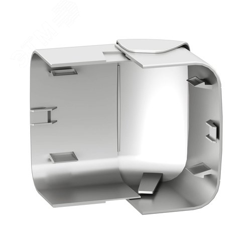 Угол 80-120 градусов внешний 90х50мм изменяемый серый металлик - фото 2