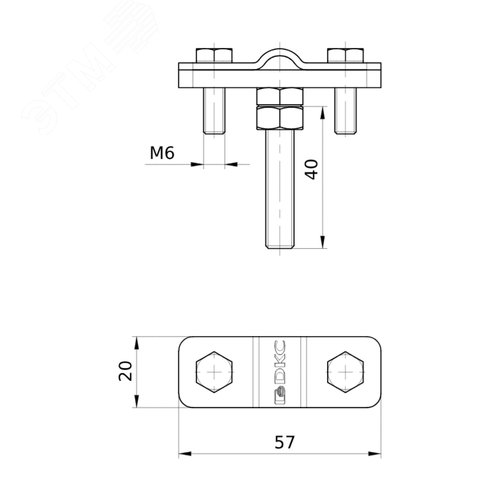 Держатель прутка на изоляционную штангу - фото 2
