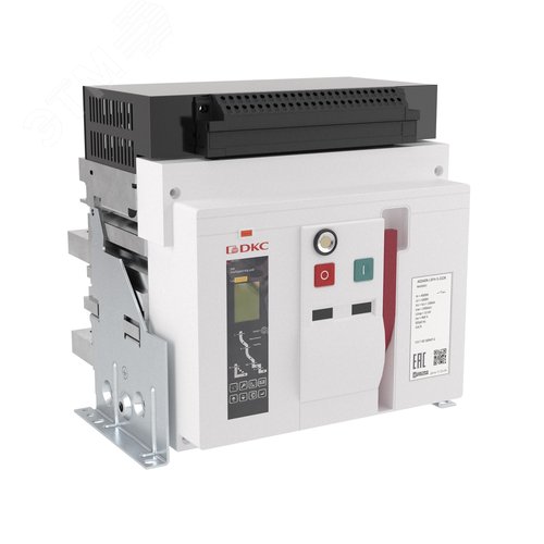 Воздушный автоматический выключатель YON AGS40X 3Р 4000 А 100 кА, типоразмер L, расцепитель 3H, фиксированный, управление 220 В AC, горизонтальное подключение - фото 1