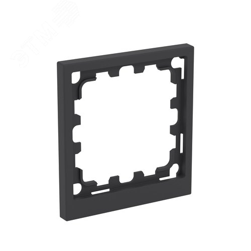 Рамка на 1 пост, KANT, черный уголь - фото 2