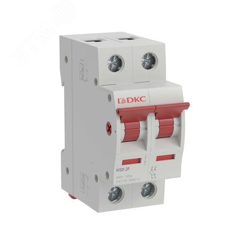 Изображение товара Выключатель нагрузки двухполюсный40A (шт)