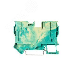 Клемма заземления, зажим push-in, 2 точки подключения, 10 кв.мм - фото 2