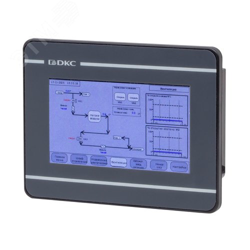 Панель операторская промышленная, диагональ 4.3, дисплей TFT 16,77М цветов, разрешение 480х272 px, порты: 2 COM, 1 Micro USB, 1 Ethernet - фото 1