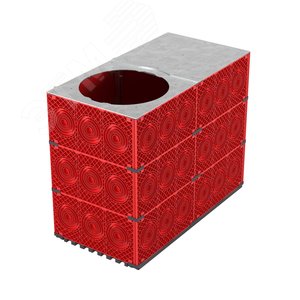 Изображение товара Кабельный колодец связи (ККС) пластиковый для кабельной канализации, 1500х750х1125 мм, под разгрузочную плиту (шт)