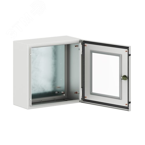 Корпус навесной уличный ST Outdoor с М/П с прозрачной дверью ВxШxГ 400x400x200 мм, IP66 - фото 2