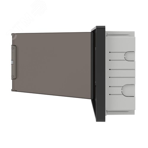 Щиток 18 мод встраиваемый для полых стен Фрейм (FRAME), черный, с тонированной дверцей, с 2 шинами PEN на 8 и 10 отв. - фото 5