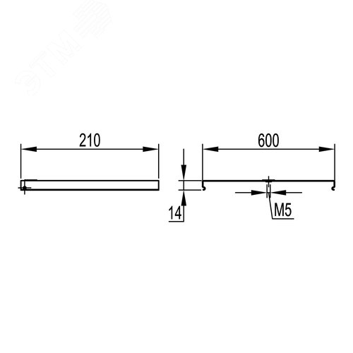 Крышка CDV 90 на угол вертикальный внеш. осн. 600 в комплекте с метизами и пластинами PTCE - фото 3