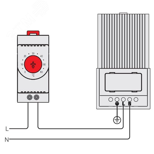 Обогреватель в алюминиевом корпусе с вентилятором 250 Вт, 230 В AC - фото 5
