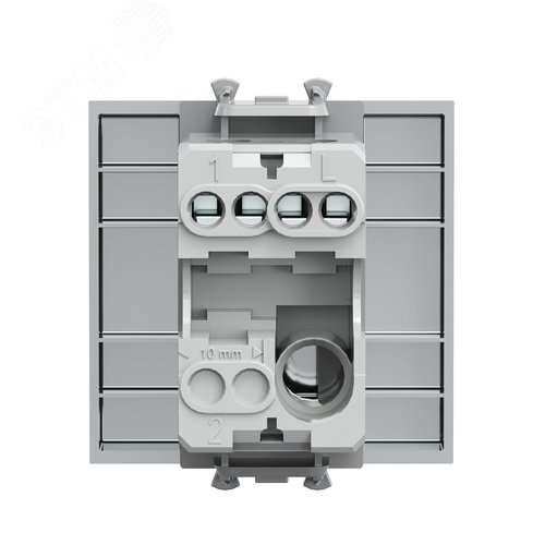 Кнопка одноклавишная модульная, Avanti, закаленная сталь, 2 модуля - фото 3