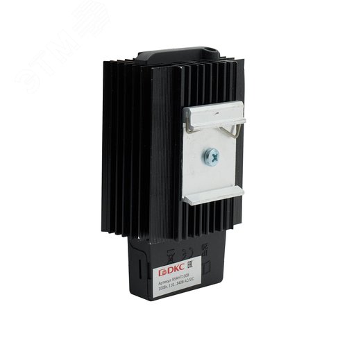 Обогреватель в чёрном алюминиевом корпусе 100 Вт, 48 В DC - фото 2