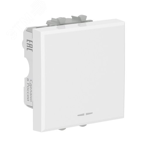 Avanti Кнопка ''Белое облако'', 16A, 2 модульная - фото 2