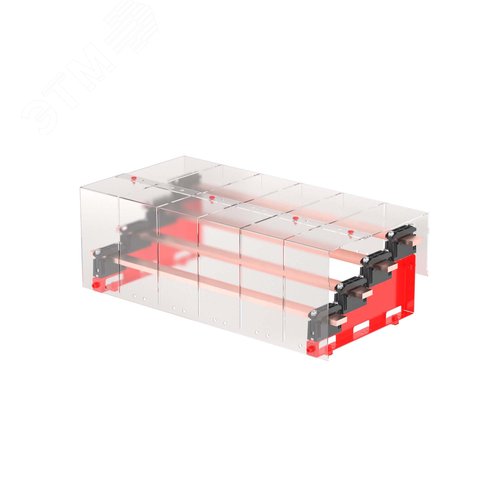 Комплект опорных кронштейнов ступенчатой шинной системы, левый+правый, 4P - фото 2