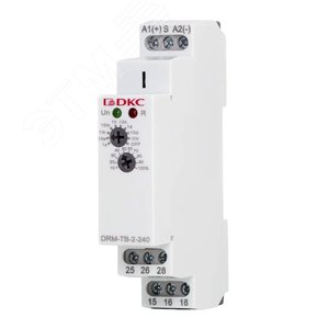 Реле времени, задержка выключения, конфигурация контакта 2CO, AC/DC 12-240 В - фото 2