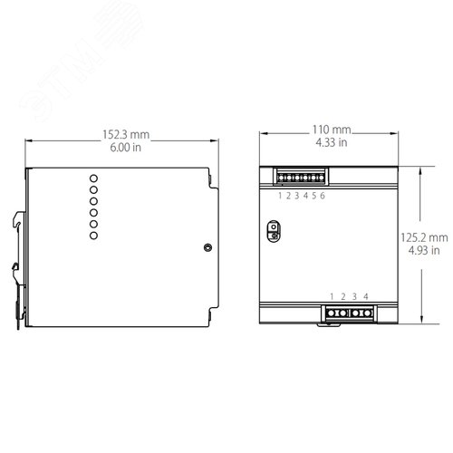 Источник питания HEAVY POWER, трёхфазный, 960 Вт, 24В - фото 2