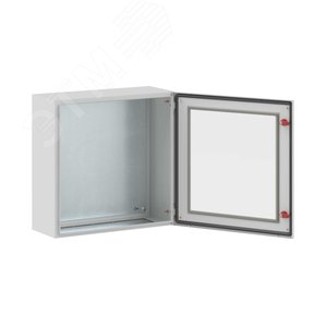 Щит с монтажной панелью ЩМП 600x600x250мм  серия ST c прозрачной дверью - фото 2