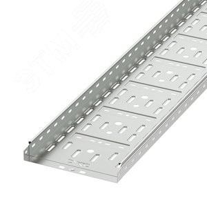 Лоток перфорированный 300х50х3000 цинк-ламельный - фото 1