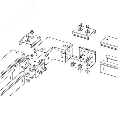 Угол горизонтальный глухой 50х50 - фото 2