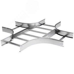 Ответвитель Х-образный 100х500 R300 цинк-ламельный в комплекте крепежные элементы соединительные пластины - фото 1