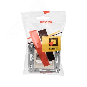 Avanti Розетка RJ-45 в стену, кат.6 двойная экранированная, ''Ванильная дымка'' - фото 5