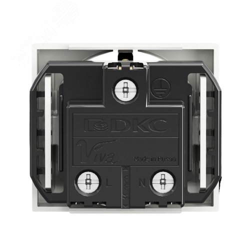 Розетка силовая 2Р+Е, со шторками, ЭУИ Вива (Viva) - фото 4