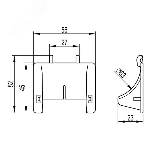Ограничитель радиуса изгиба кабеля - фото 2