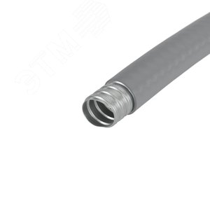 Металлорукав DN 35мм в гладкой SEBS изоляции, Dвн 35,0 мм, Dнар 43,0, 25м, цвет серый - фото 3