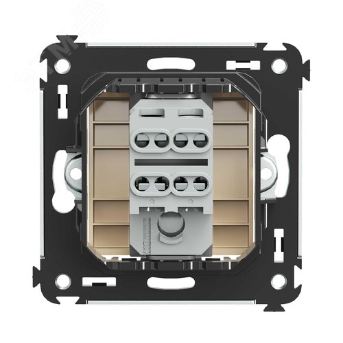 Avanti Инвертор одноклавишный в стену Ванильная   дымка (Переключатель сх.7) - фото 3