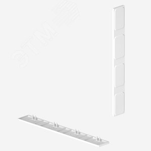 Заглушка торцевая держ.шин 5-10мм 4п60мм - фото 1