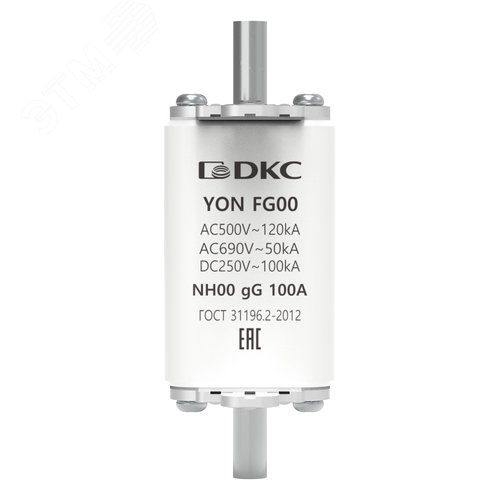 Предохранитель YON ножевого типа FG00 с одинарной индикацией 100А - фото 2