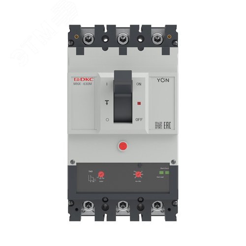 Выключатель автоматический YON pro MNX630M 3P 630 A 100 kA при AC415V расцепитель TMD - фото 2