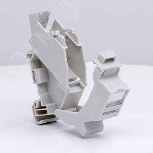 Адаптер на DIN рейку для модулей Keystone (для модулей форм-фактора S19) - фото 1