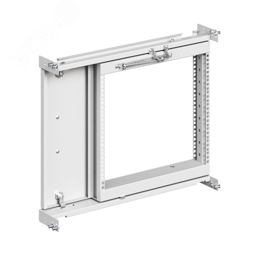 Рама поворотная частичная 12U для 19 оборудования для корпусов CQE & CQE N, ВхШ 800х800 мм - фото 2