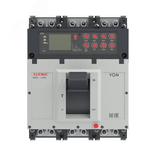 Выключатель автоматический YON pro MNX1600H 3P 1600 A 100 kA при AC415V расцепитель ETE - фото 2