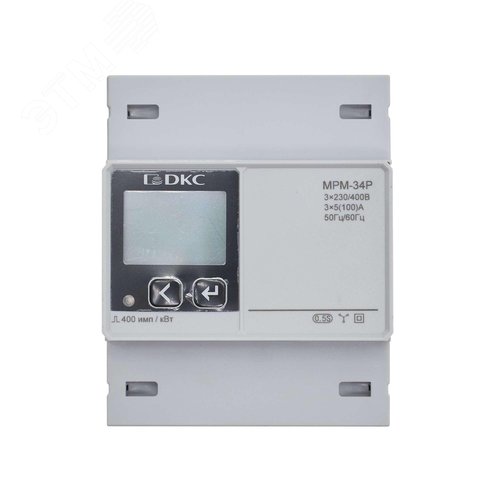 Устройство измерительное многофункциональное на DIN-рейку MPM, ЖК-дисплей, RS-485, Modbus - фото 2