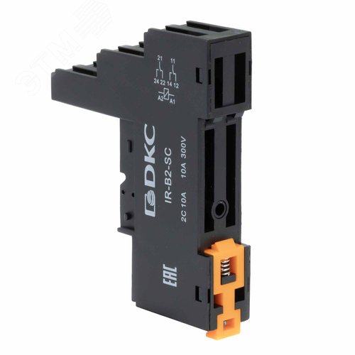 Колодка с винтовыми клеммами для реле на 2 группы IR-24DC/230AC-2CO - фото 6