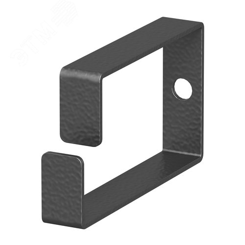 Кольцо кабельное металлическое 40x60 мм, черное - фото 1