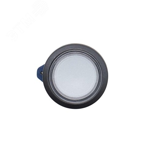 Головка кнопки плоская прозрачная без фиксации, белая - фото 2